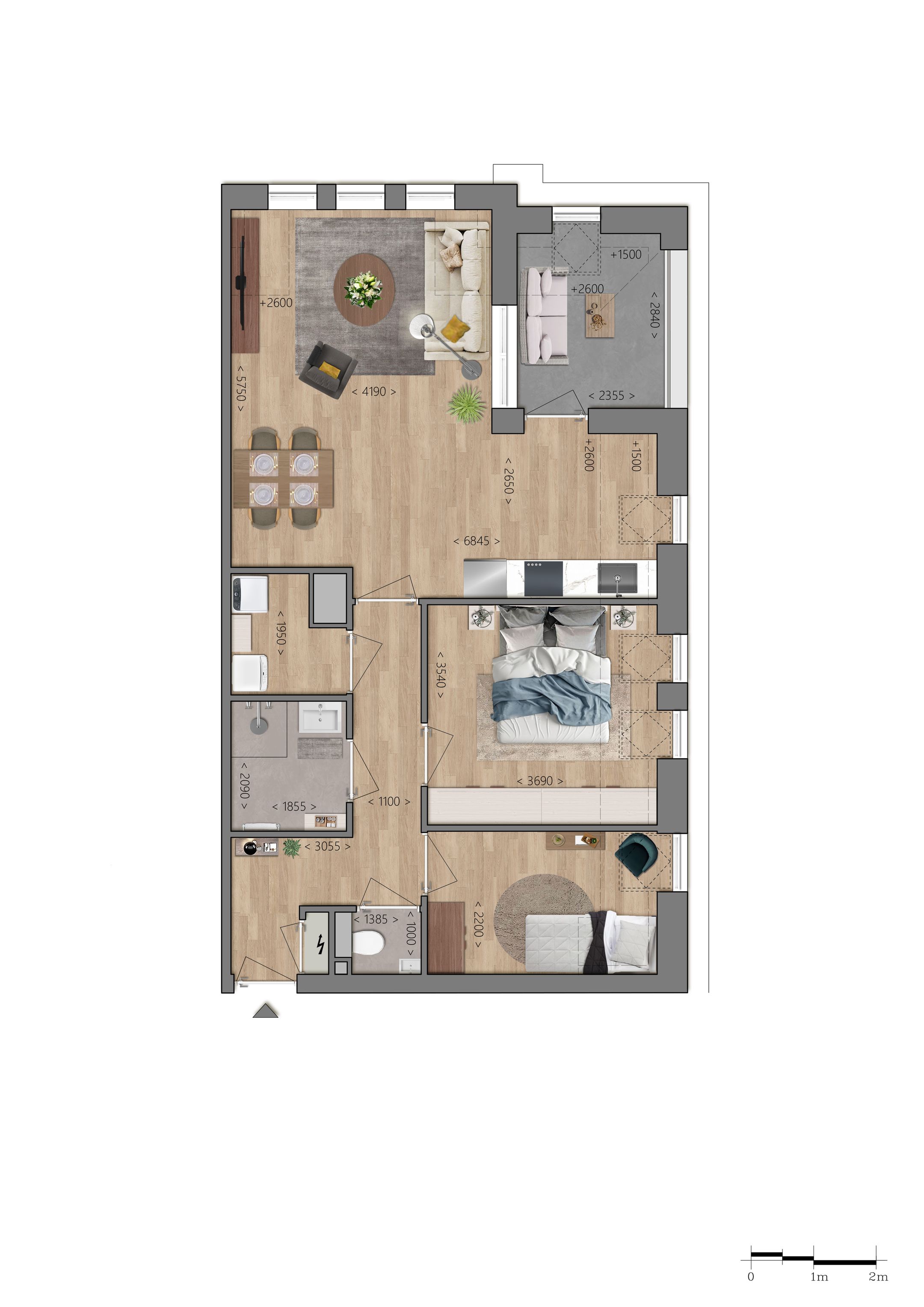 Foto 6 van Appartement (Bouwnr. 9)