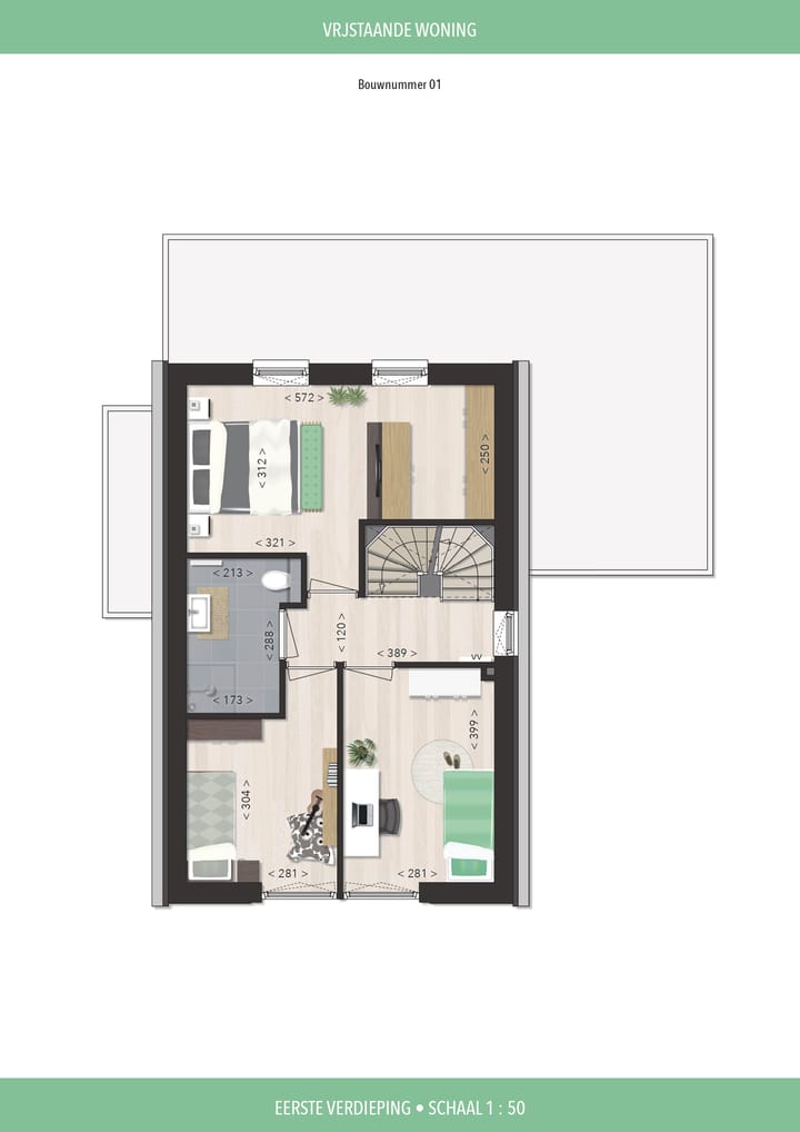 Foto 5 van Vrijstaande woning (Bouwnr. 1)