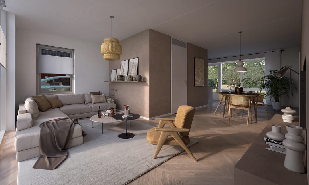 Foto 2 van Twee-onder-een-kapwoning (Bouwnr. 5)