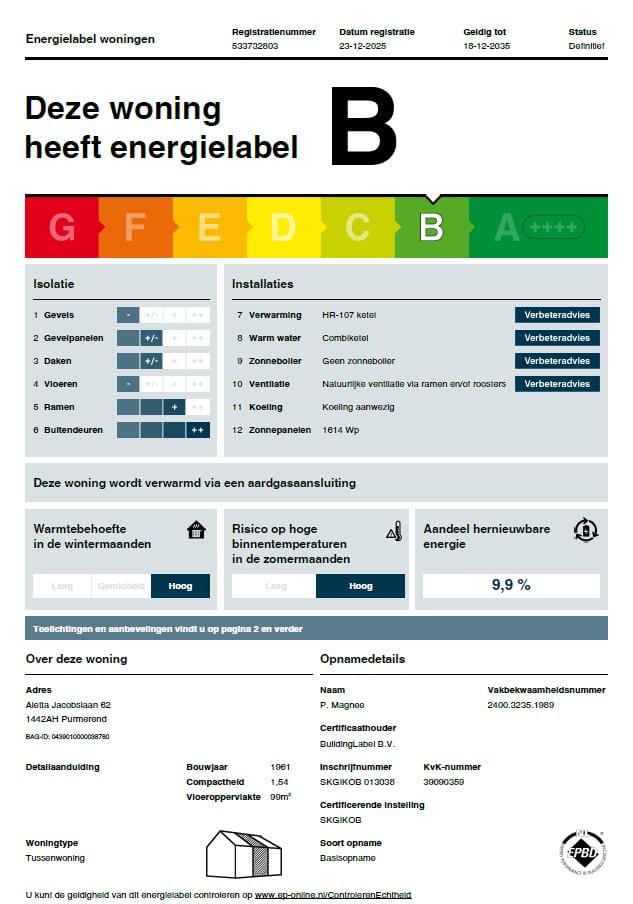 Foto 52 van Aletta Jacobslaan 62