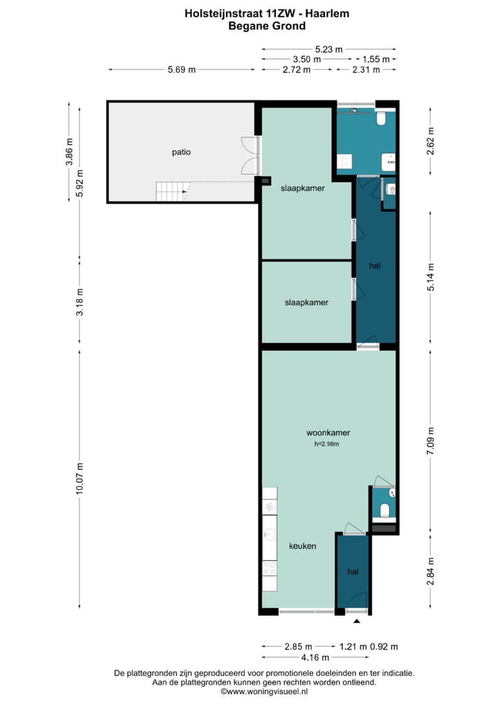 Foto 30 van Holsteynstraat 11-ZW