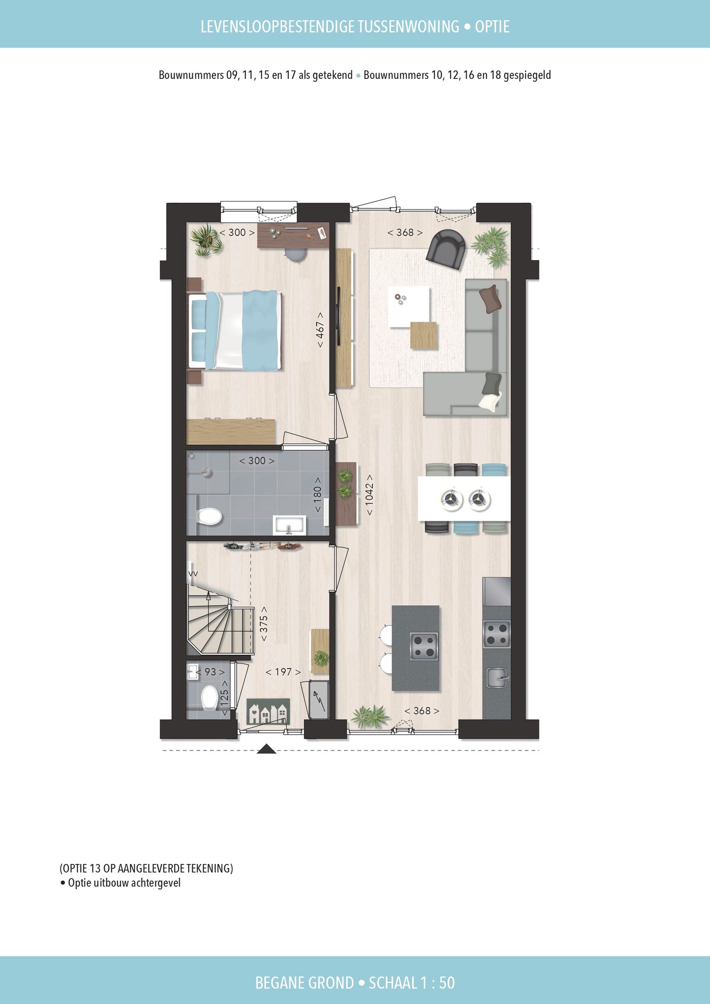 Foto 5 van Tussenwoning (Bouwnr. 11.)