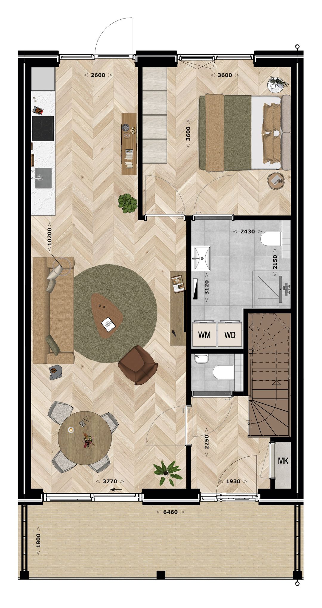 Photo 2 of Blok 2A (Bouwnr. 9)