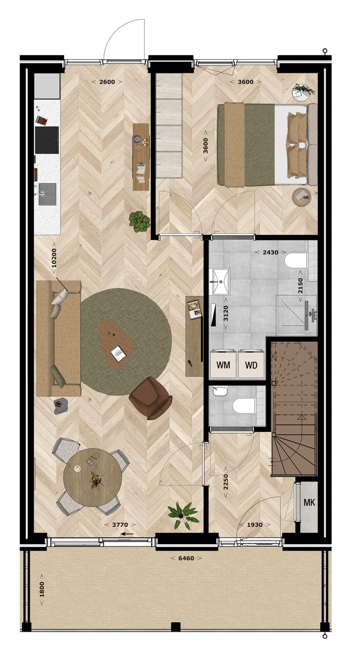 Photo 2 of Blok 2B (Bouwnr. 12)
