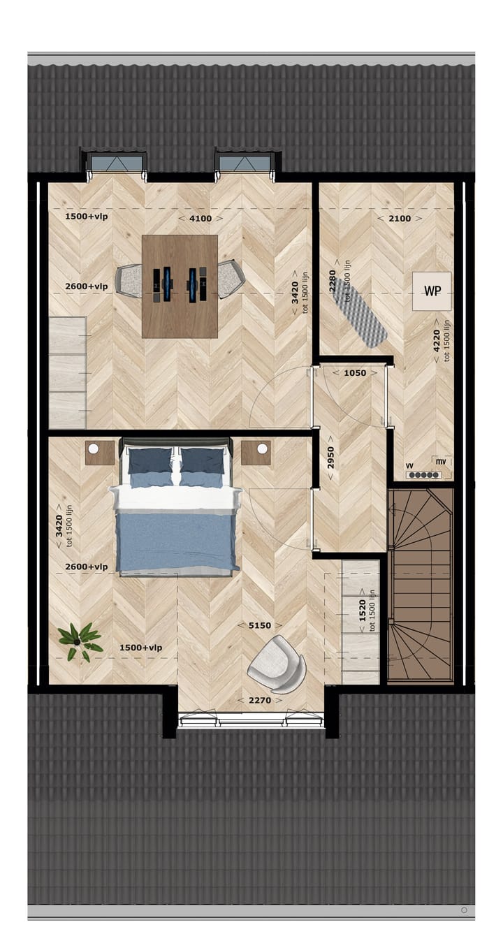 Photo 3 of Blok 2B (Bouwnr. 12)