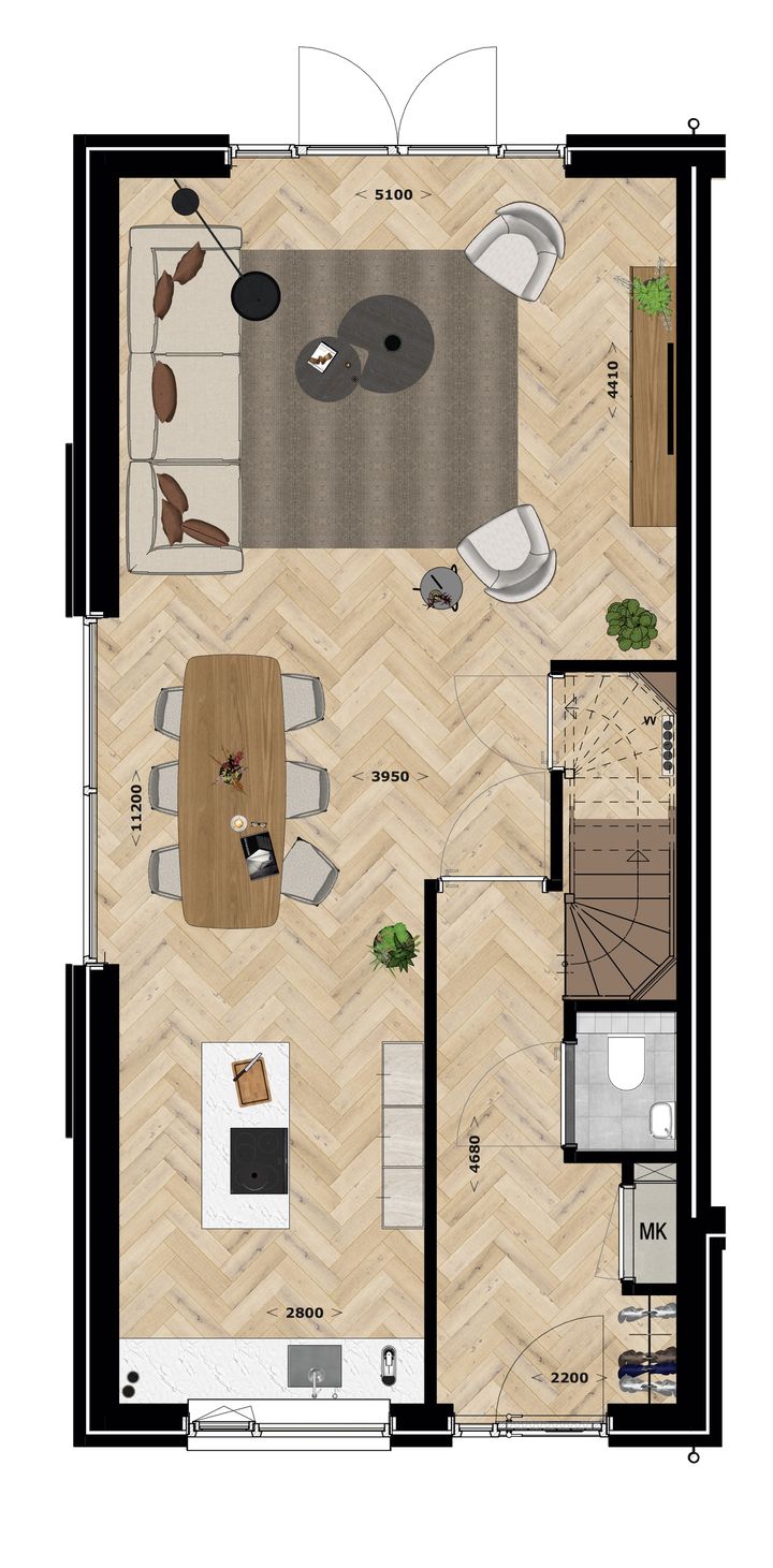 Foto 2 van Blok 3 (Bouwnr. 15)