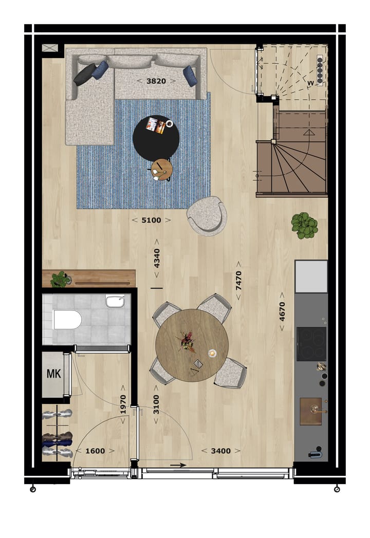 Foto 2 van Blok 4 (Bouwnr. 27)