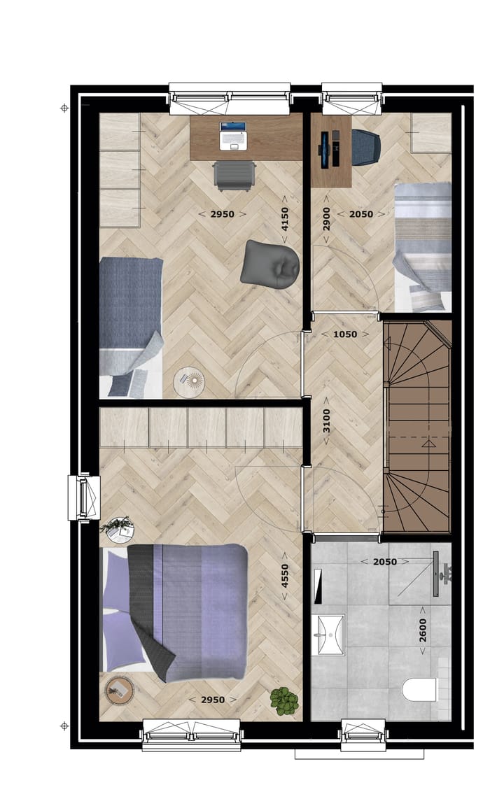 Foto 3 van Blok 5 (Bouwnr. 29)