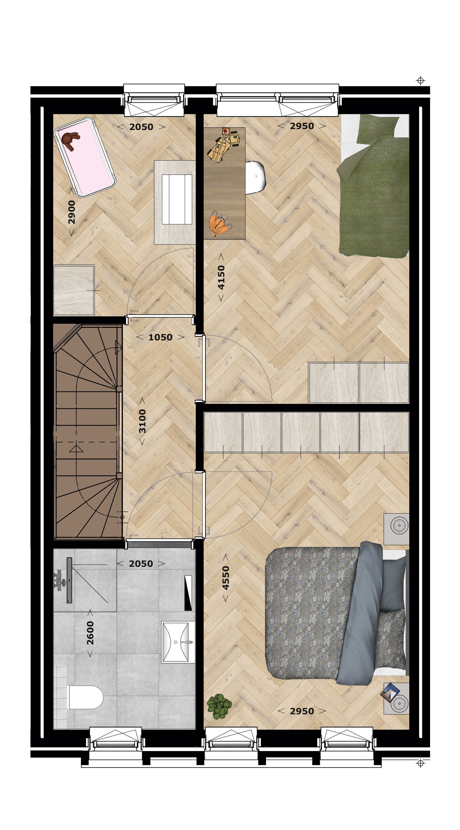 Foto 3 van Blok 5 (Bouwnr. 31)