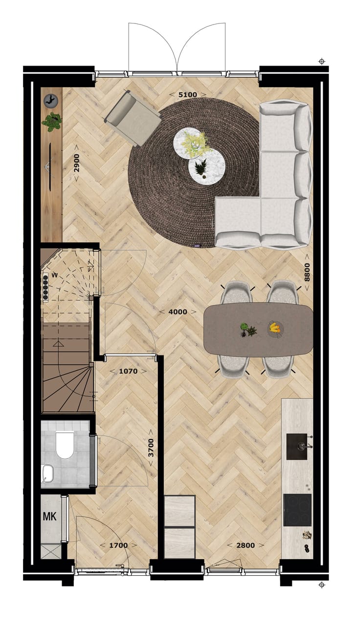 Foto 2 van Blok 5 (Bouwnr. 32)