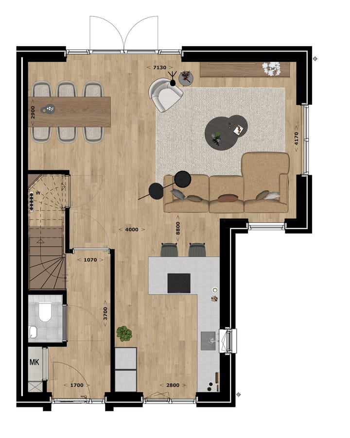 Foto 2 van Blok 5 (Bouwnr. 33)