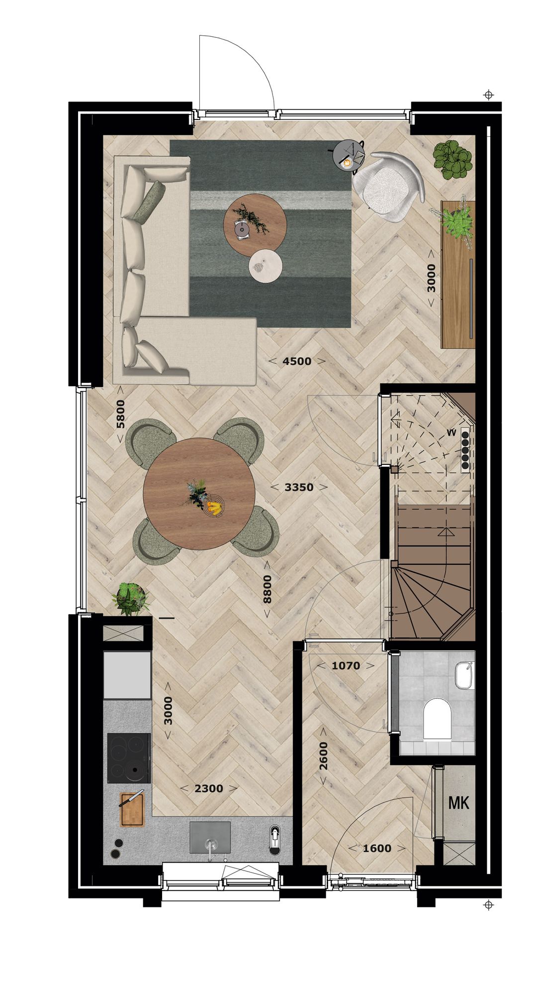 Foto 2 van Blok 7 (Bouwnr. 39)