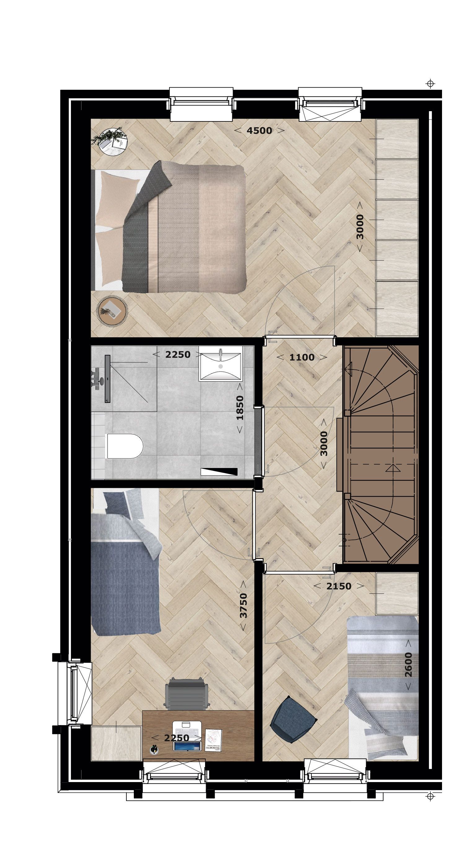 Foto 3 van Blok 7 (Bouwnr. 39)