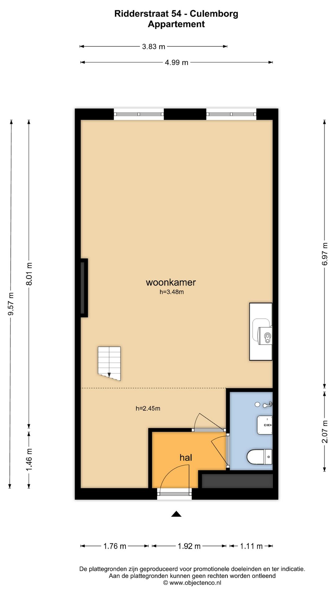 Foto 1 van Ridderstraat 54