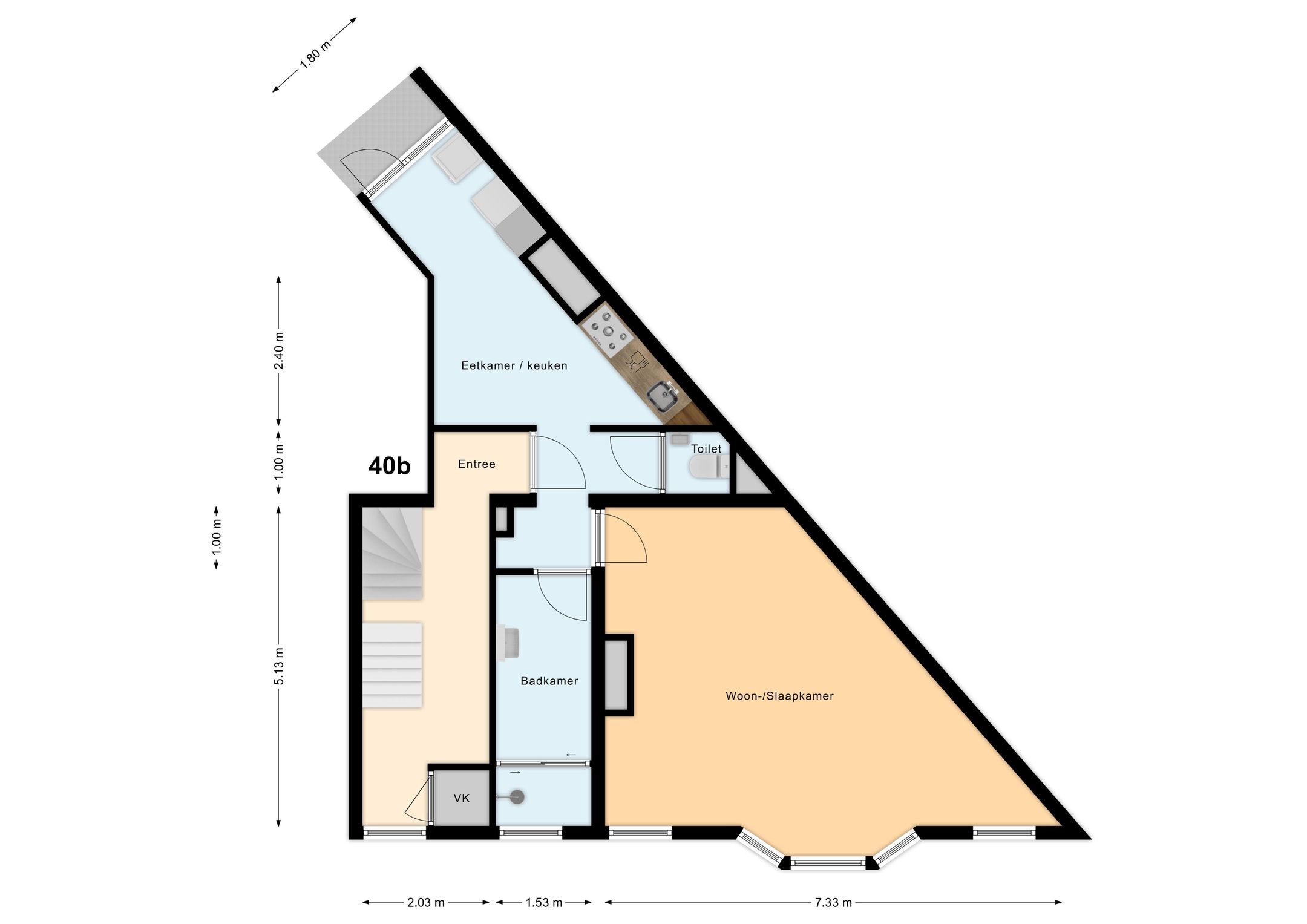 Foto 15 van 2e Louise de Colignystraat 40-B
