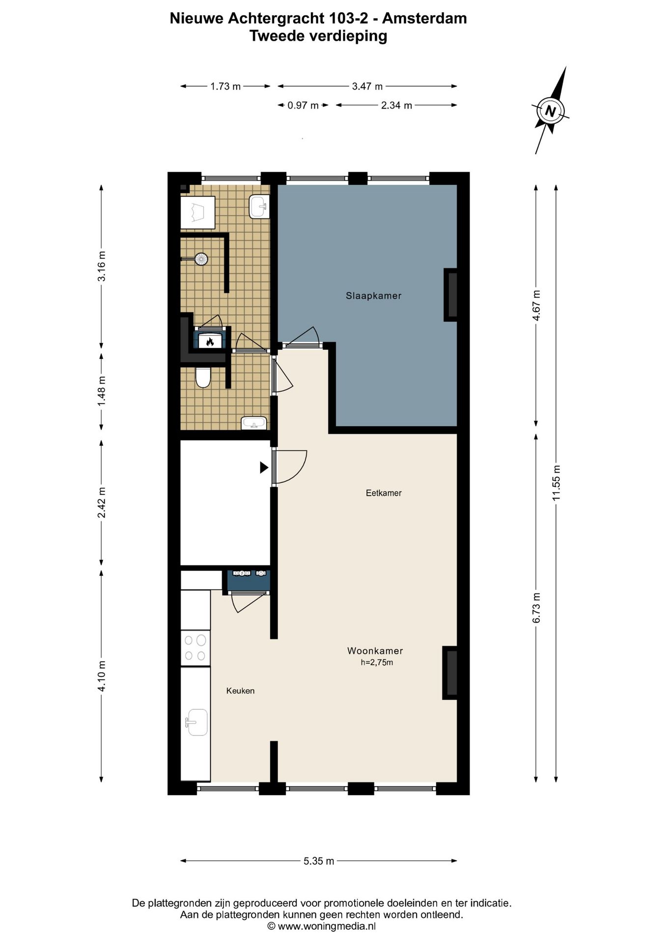 Foto 21 van Nieuwe Achtergracht 103-2