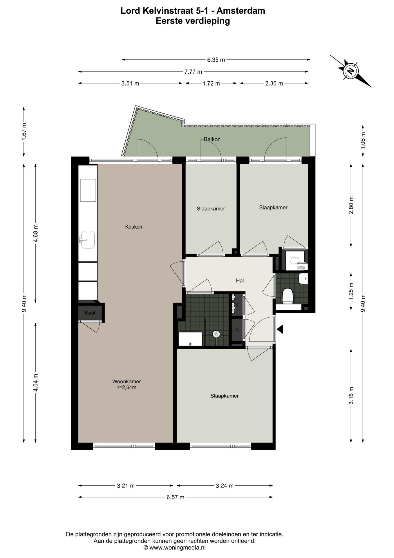 Foto 25 van Lord Kelvinstraat 5-1