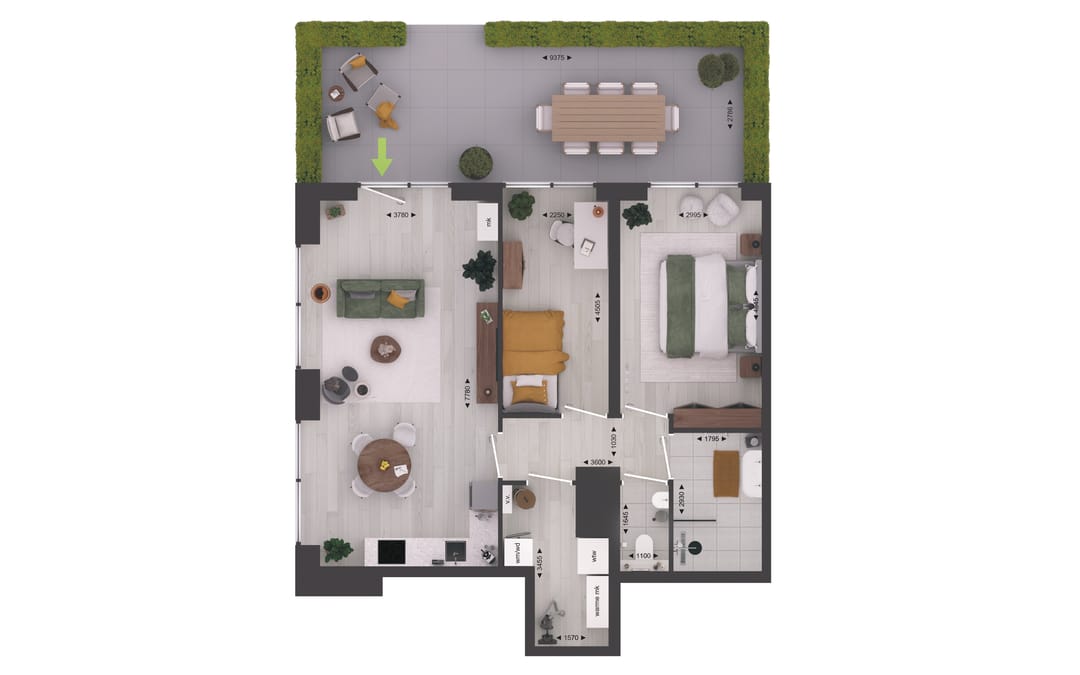 Foto 7 van SP.0.1 | 3-kamer appartement | SPARK (Bouwnr. 1)