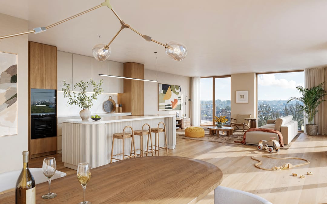 Foto 2 van SP.12.2 | Penthouse | 4-kmr app | SPARK (Bouwnr. 55)