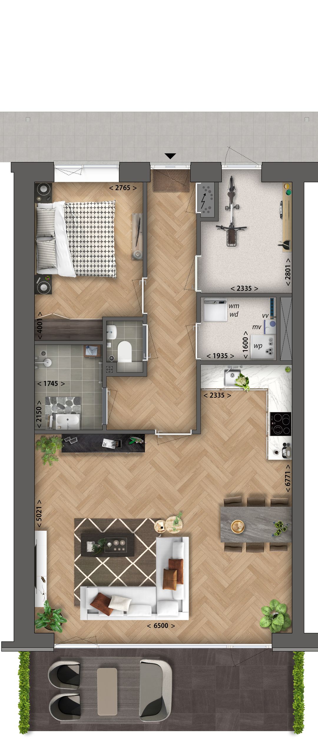 Foto 2 van Zutphenseweg 23-D