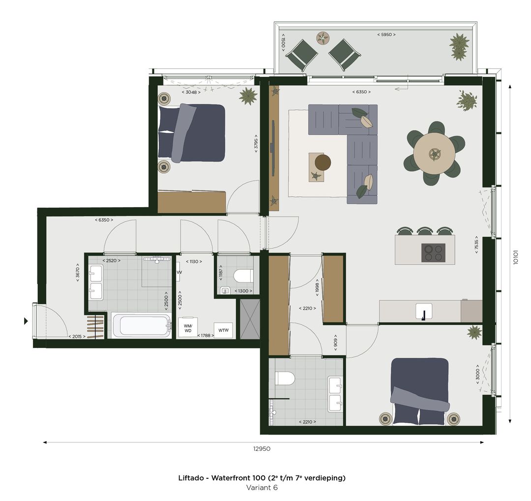 Foto 16 van Cortado Waterfront 95-100 (Bouwnr. 487)