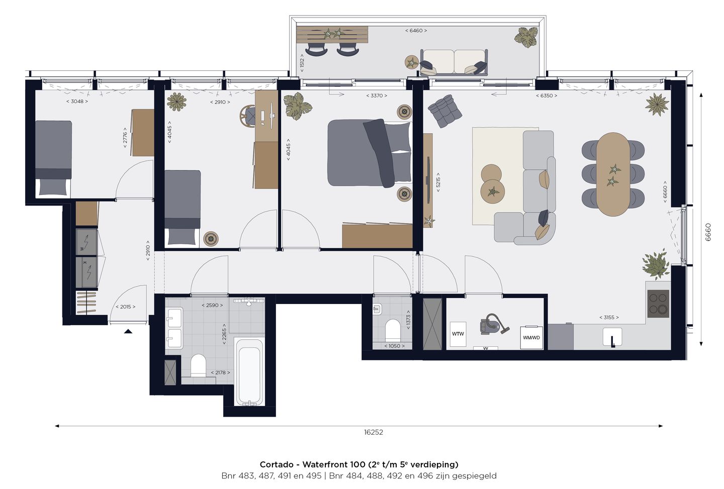 Foto 64 van Cortado Waterfront 95-100 (Bouwnr. 488)