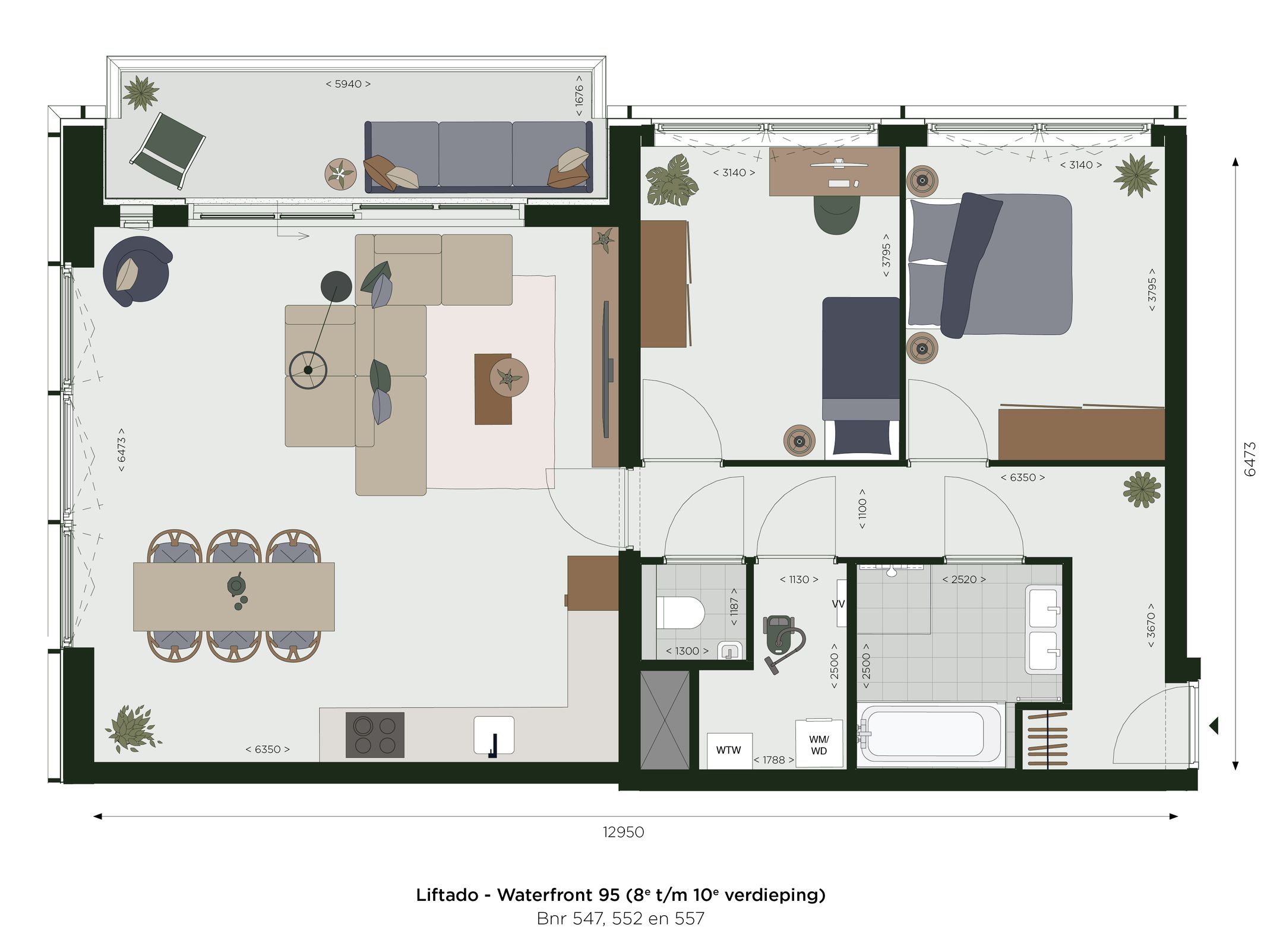 Foto 3 van Cortado Waterfront 95-100 (Bouwnr. 483)