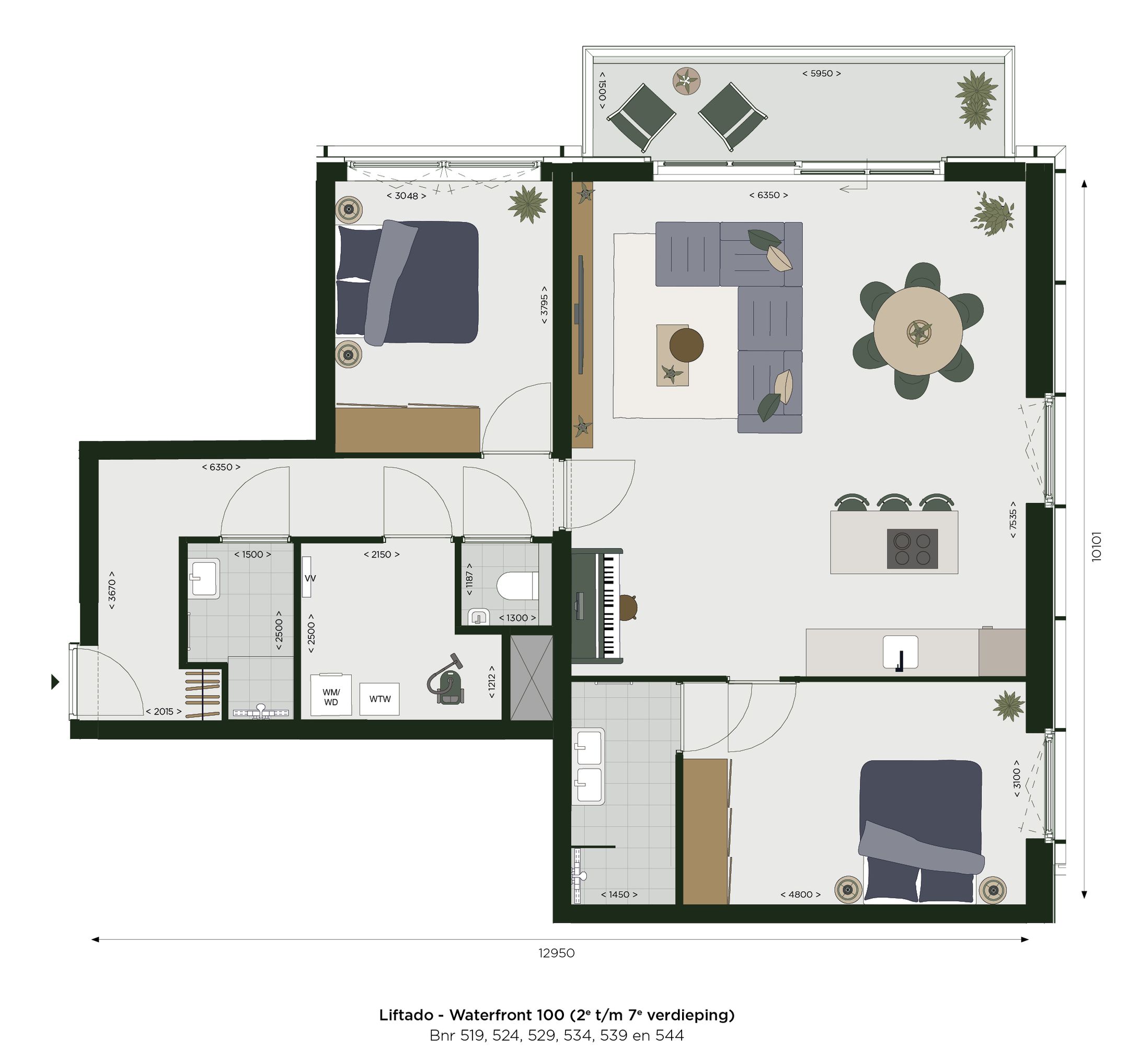 Foto 36 van Cortado Waterfront 95-100 (Bouwnr. 483)