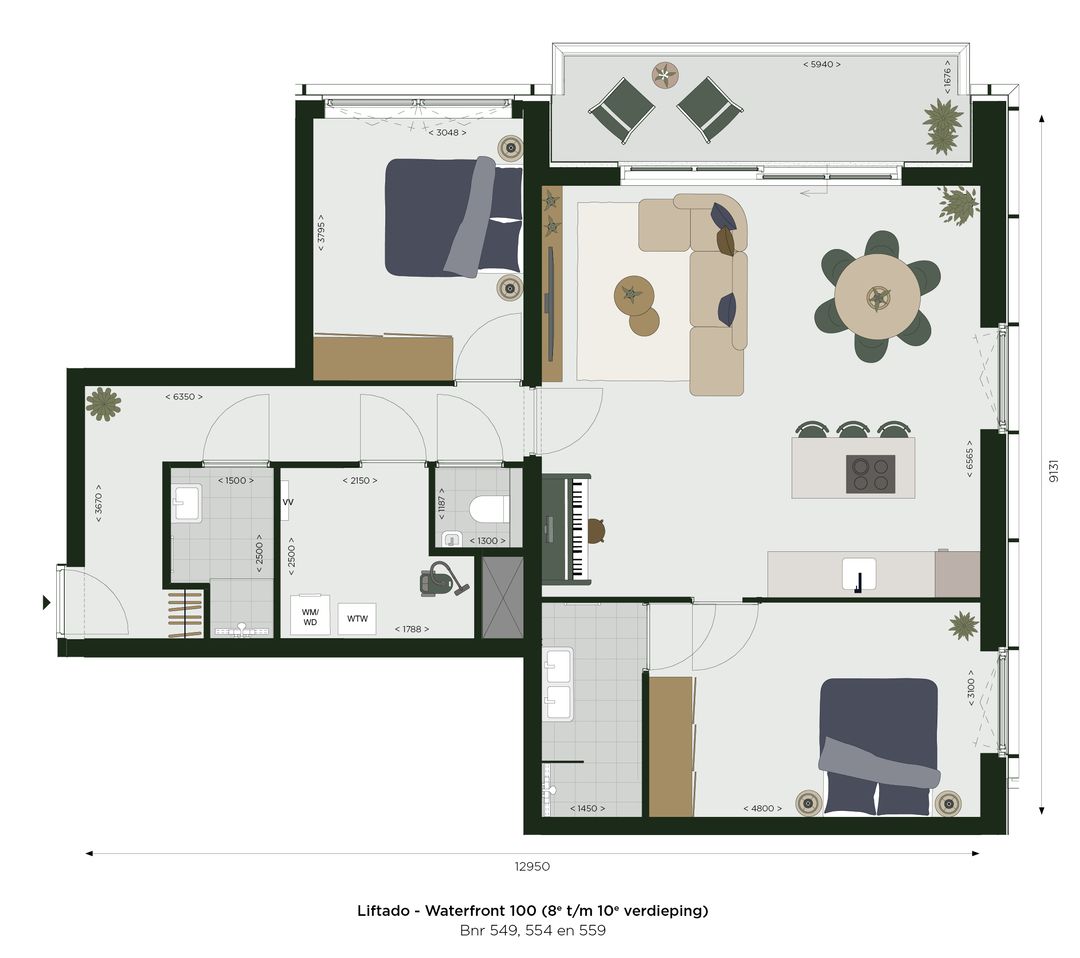 Foto 38 van Cortado Waterfront 95-100 (Bouwnr. 483)