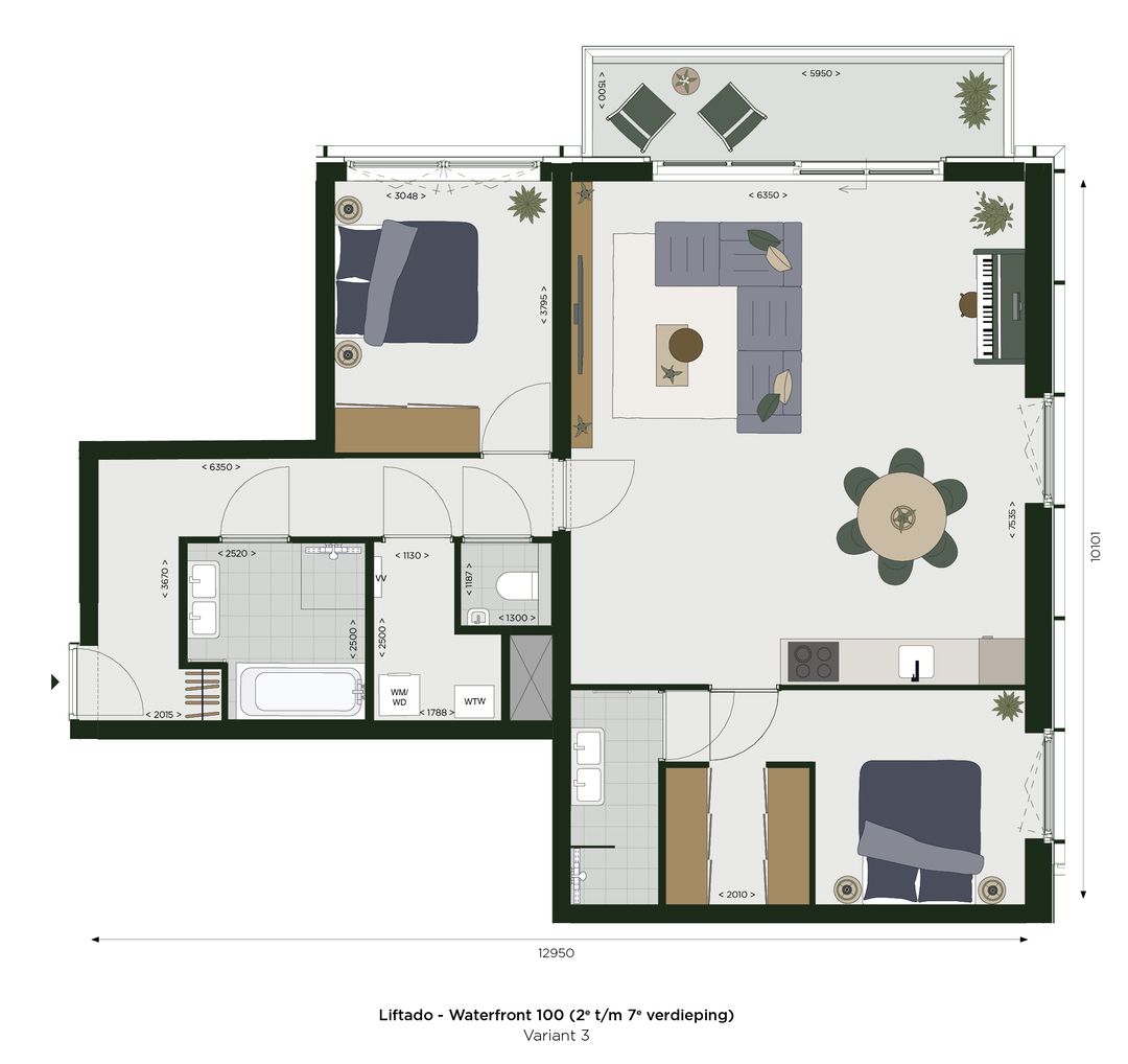 Foto 43 van Cortado Waterfront 95-100 (Bouwnr. 483)