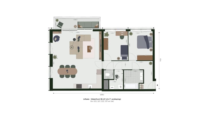 Foto 4 van Cortado Waterfront 95-100 (Bouwnr. 484)