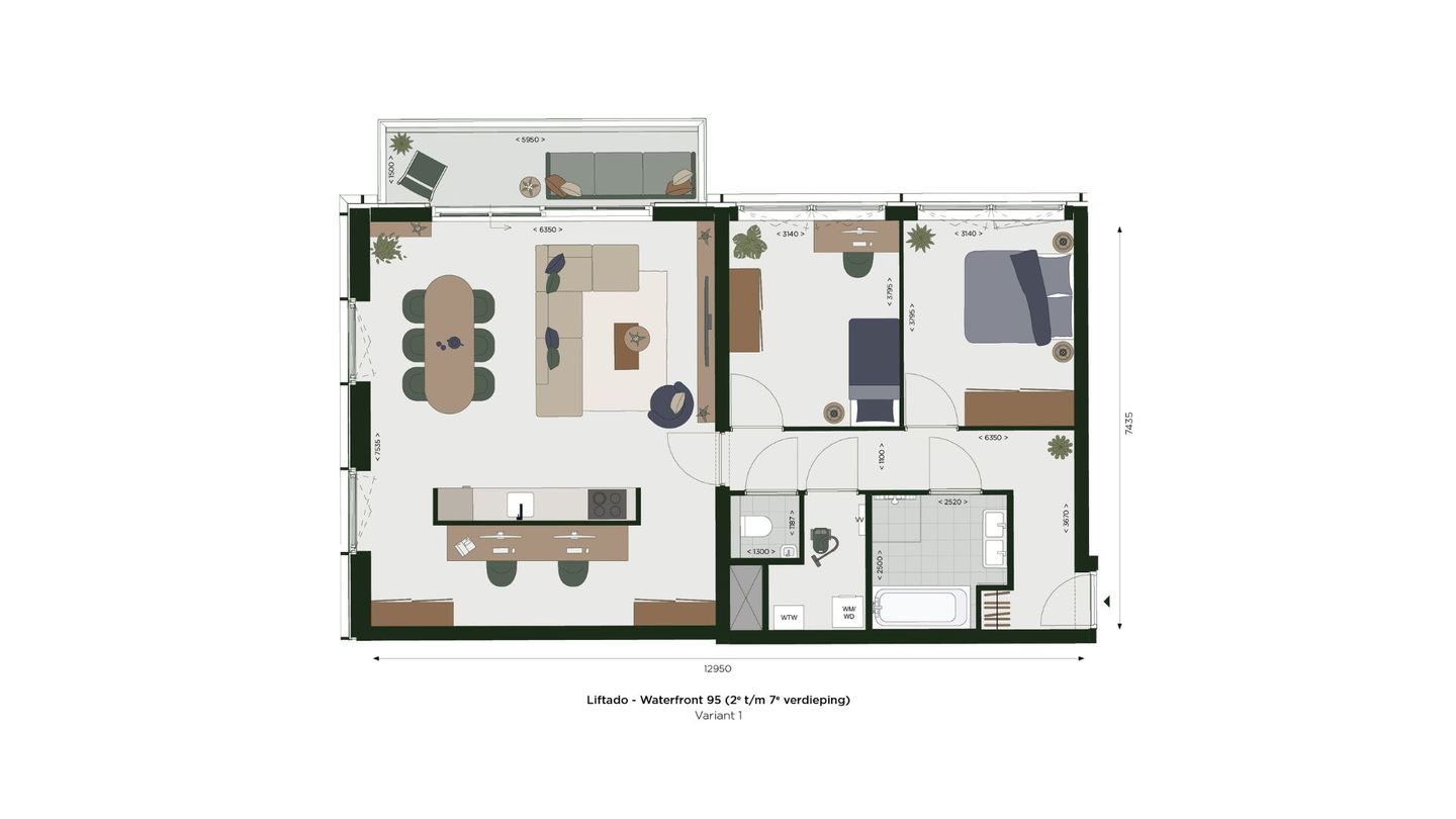 Foto 5 van Cortado Waterfront 95-100 (Bouwnr. 484)