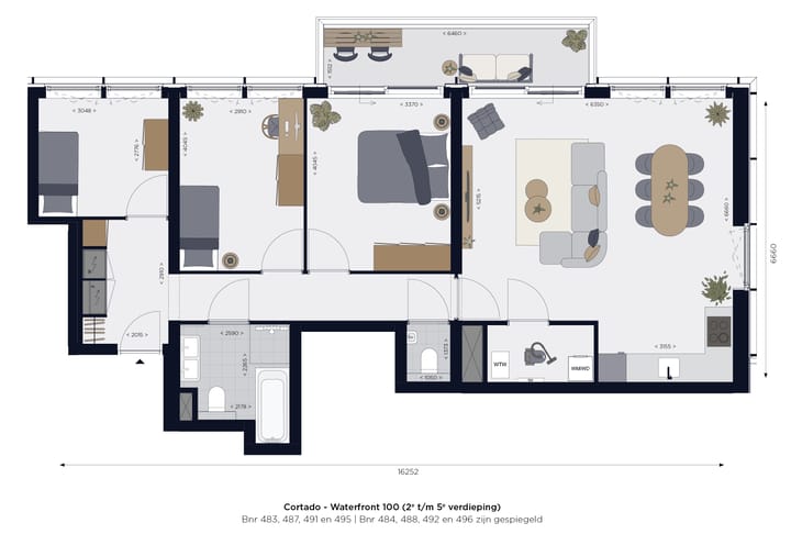 Foto 64 van Cortado Waterfront 95-100 (Bouwnr. 496)