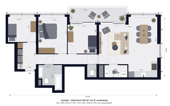 Foto 65 van Cortado Waterfront 95-100 (Bouwnr. 496)