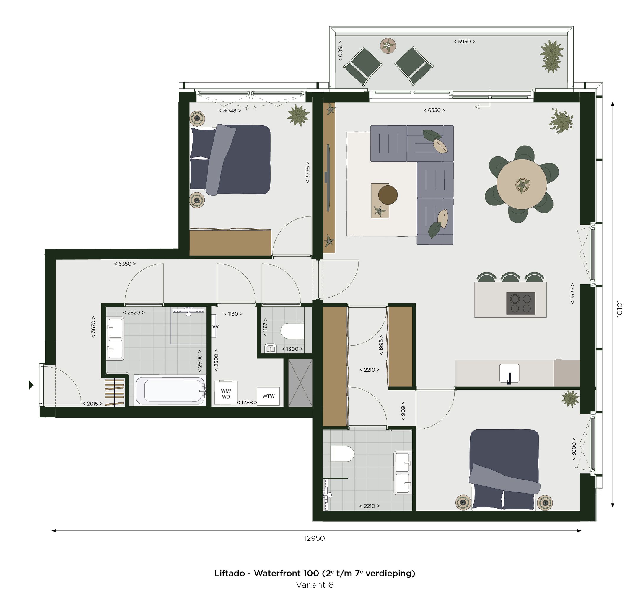 Foto 72 van Cortado Waterfront 95-100 (Bouwnr. 496)