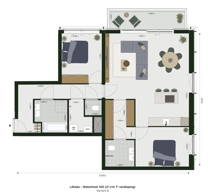 Foto 72 van Cortado Waterfront 95-100 (Bouwnr. 496)