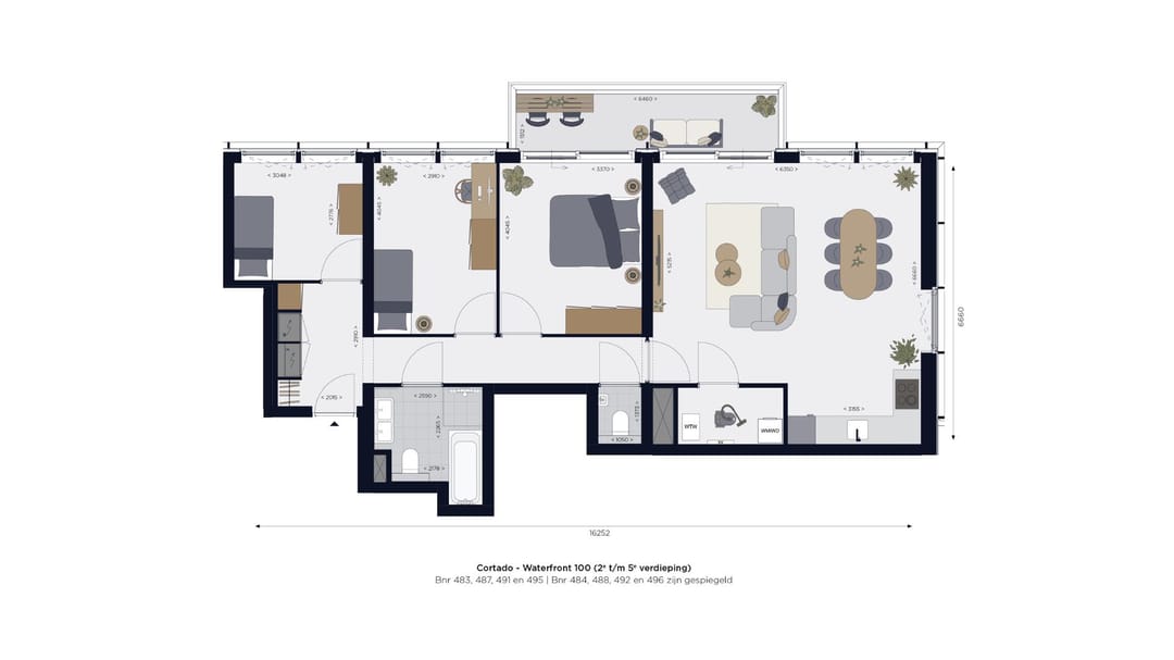 Foto 17 van Cortado Waterfront 95-100 (Bouwnr. 484)