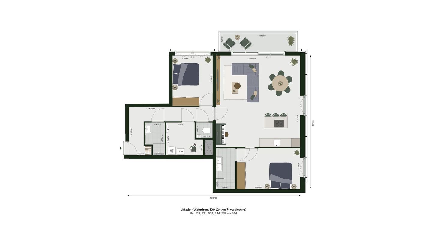 Foto 10 van Cortado Waterfront 95-100 (Bouwnr. 492)