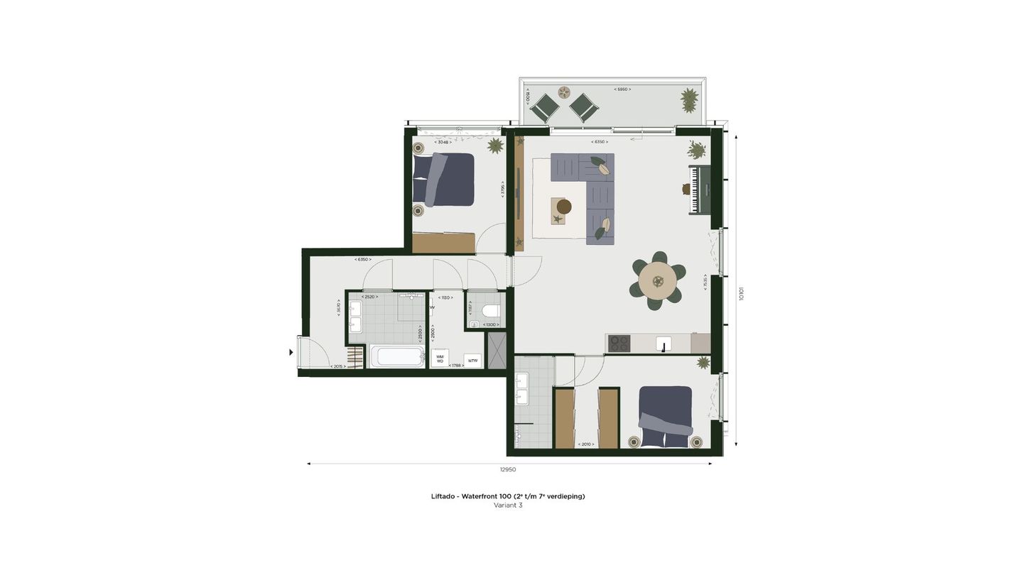 Foto 14 van Cortado Waterfront 95-100 (Bouwnr. 492)