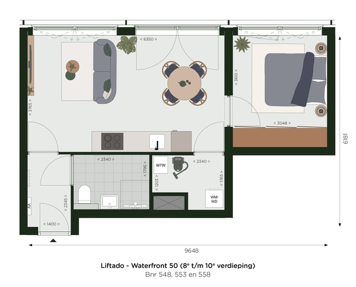 Foto 5 van Liftado Waterfront 50 (Bouwnr. 518)