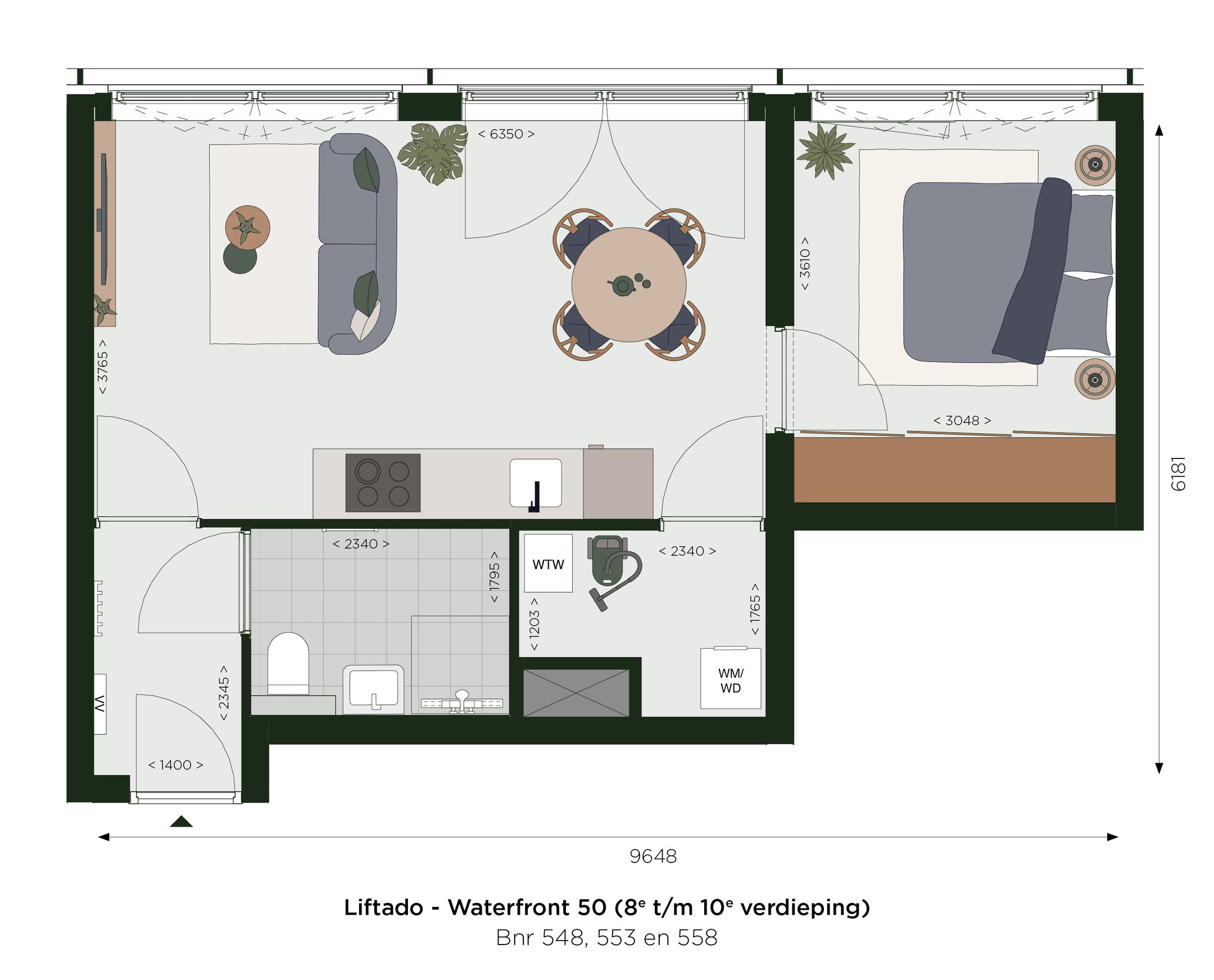 Foto 6 van Liftado Waterfront 50 (Bouwnr. 538)