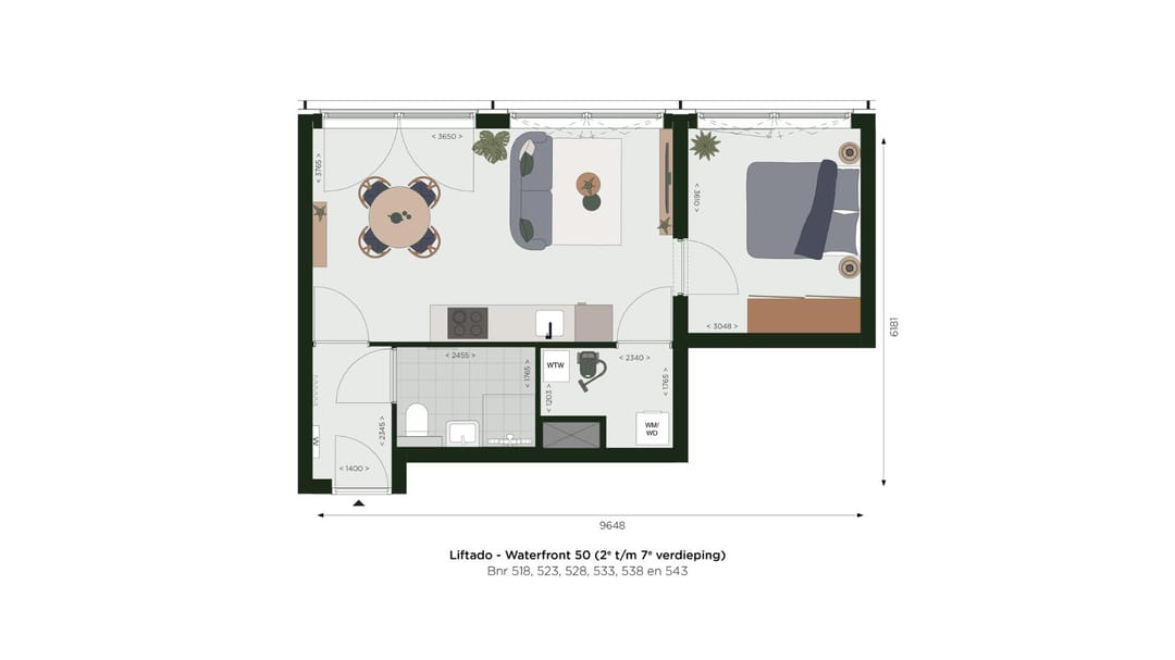 Foto 13 van Liftado Waterfront 50 (Bouwnr. 558)