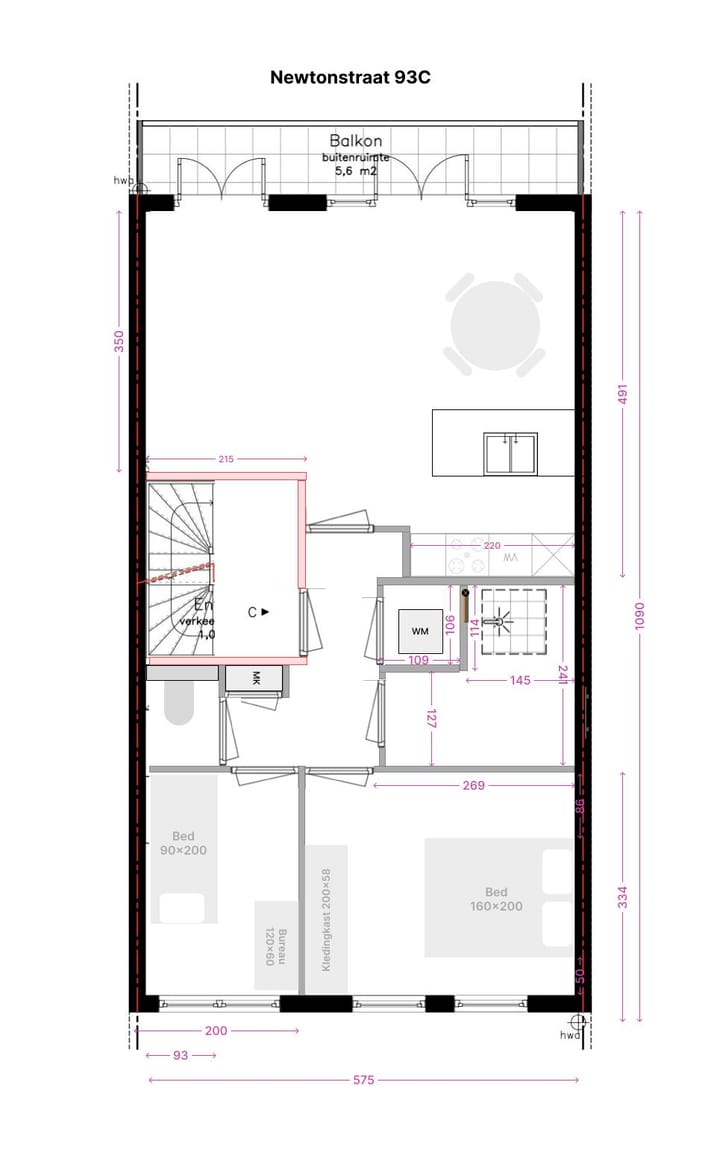 Foto 21 van Newtonstraat 93-C