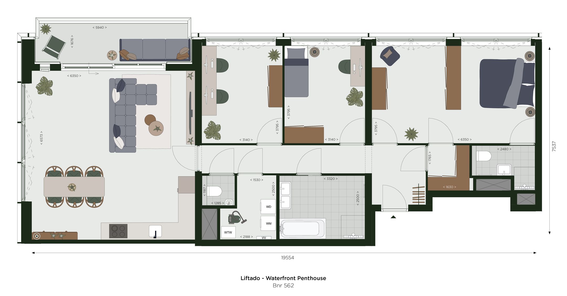 Photo 3 of Liftado Penthouse (Bouwnr. 562)