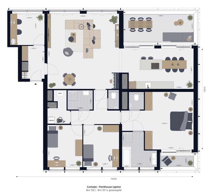 Foto 3 van Liftado Penthouse (Bouwnr. 564)