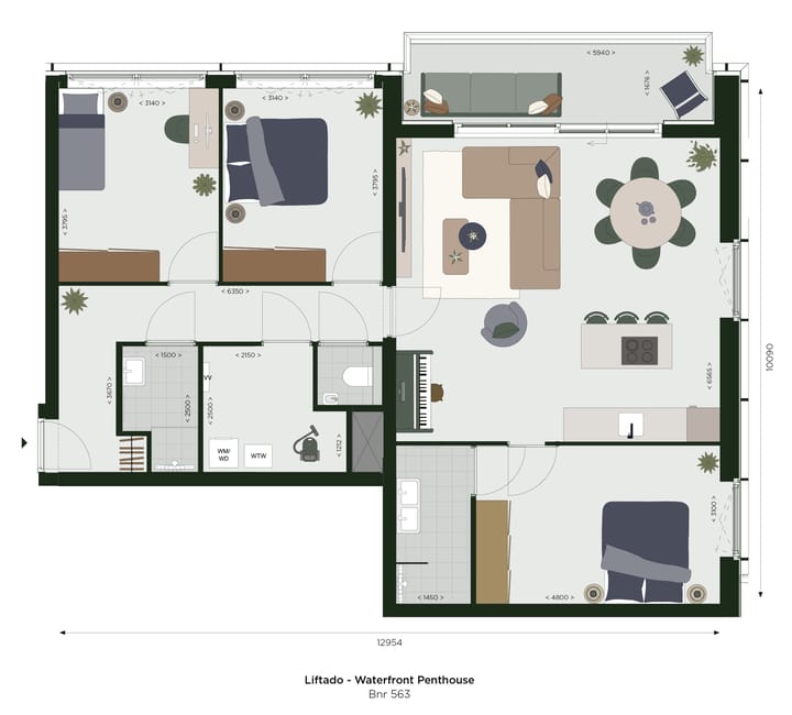 Foto 4 van Liftado Penthouse (Bouwnr. 564)
