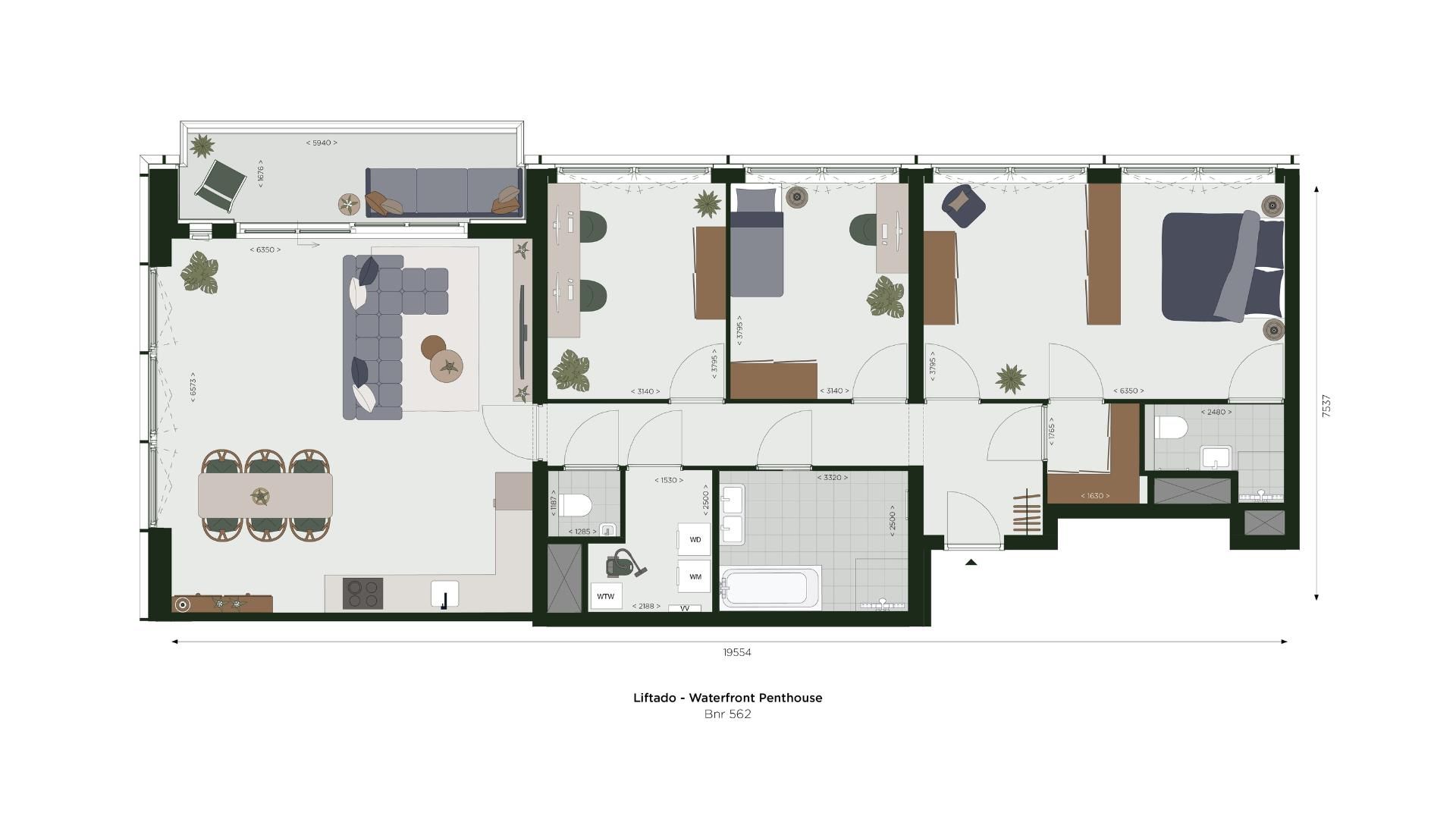 Photo 12 of Liftado Penthouse (Bouwnr. 565)