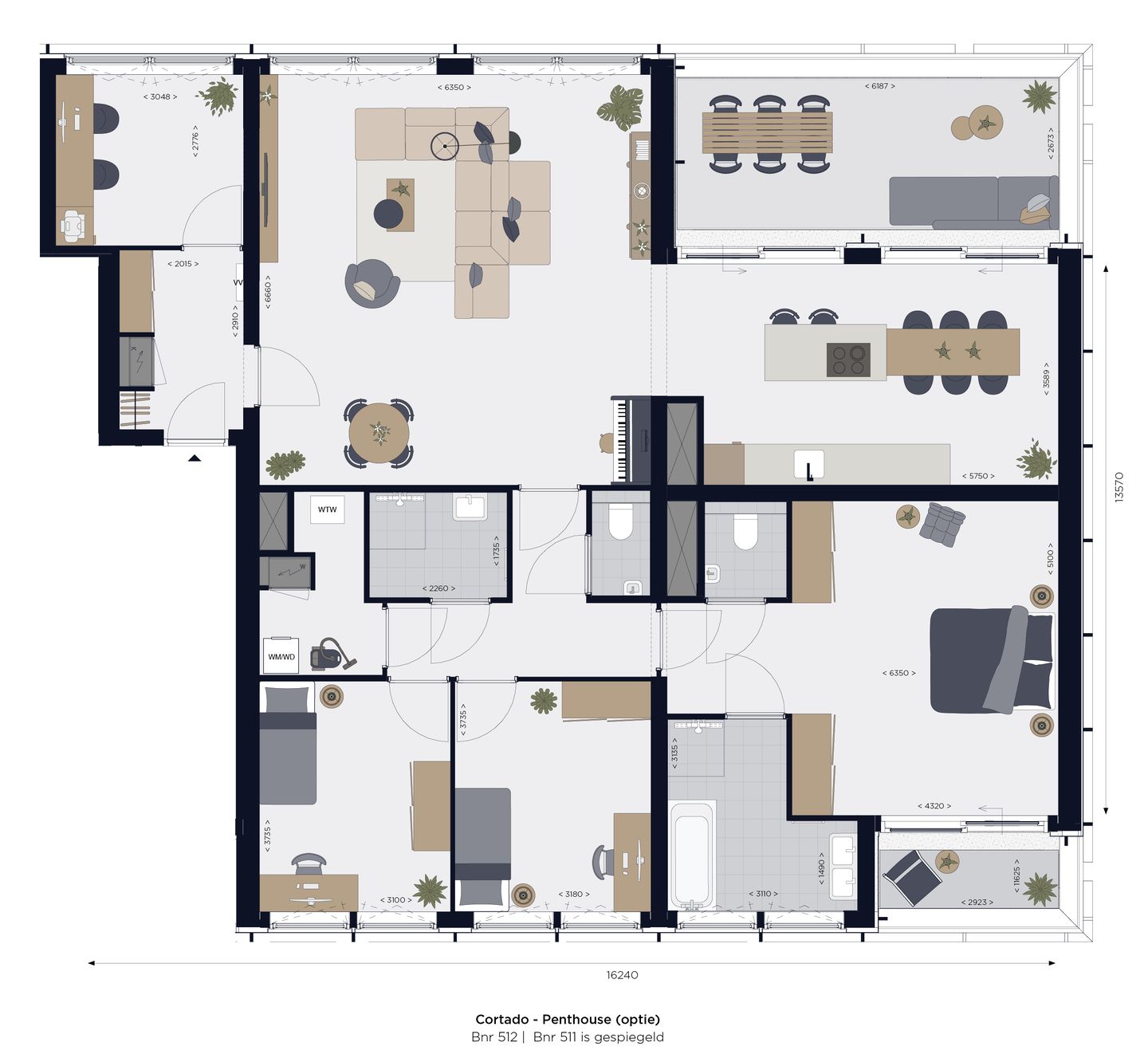 Foto 4 van Cortado Penthouse (Bouwnr. 511)