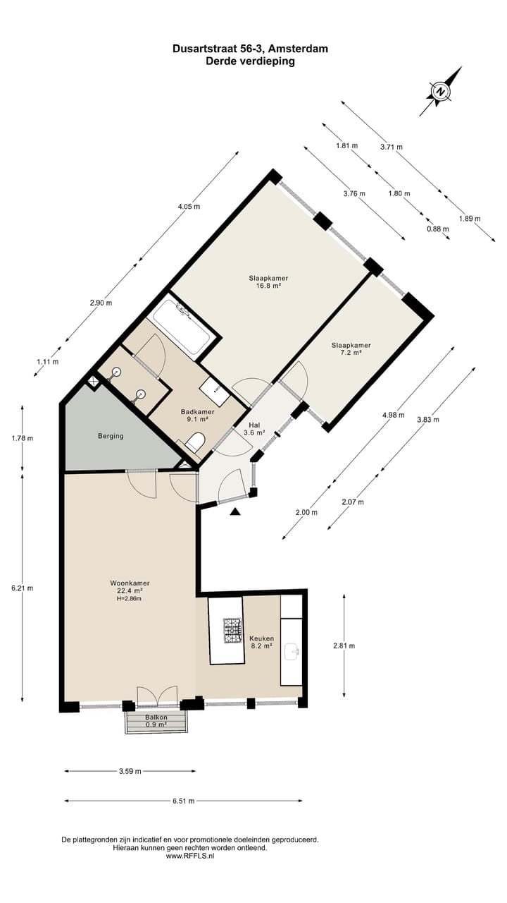 Foto 32 van Dusartstraat 56-3