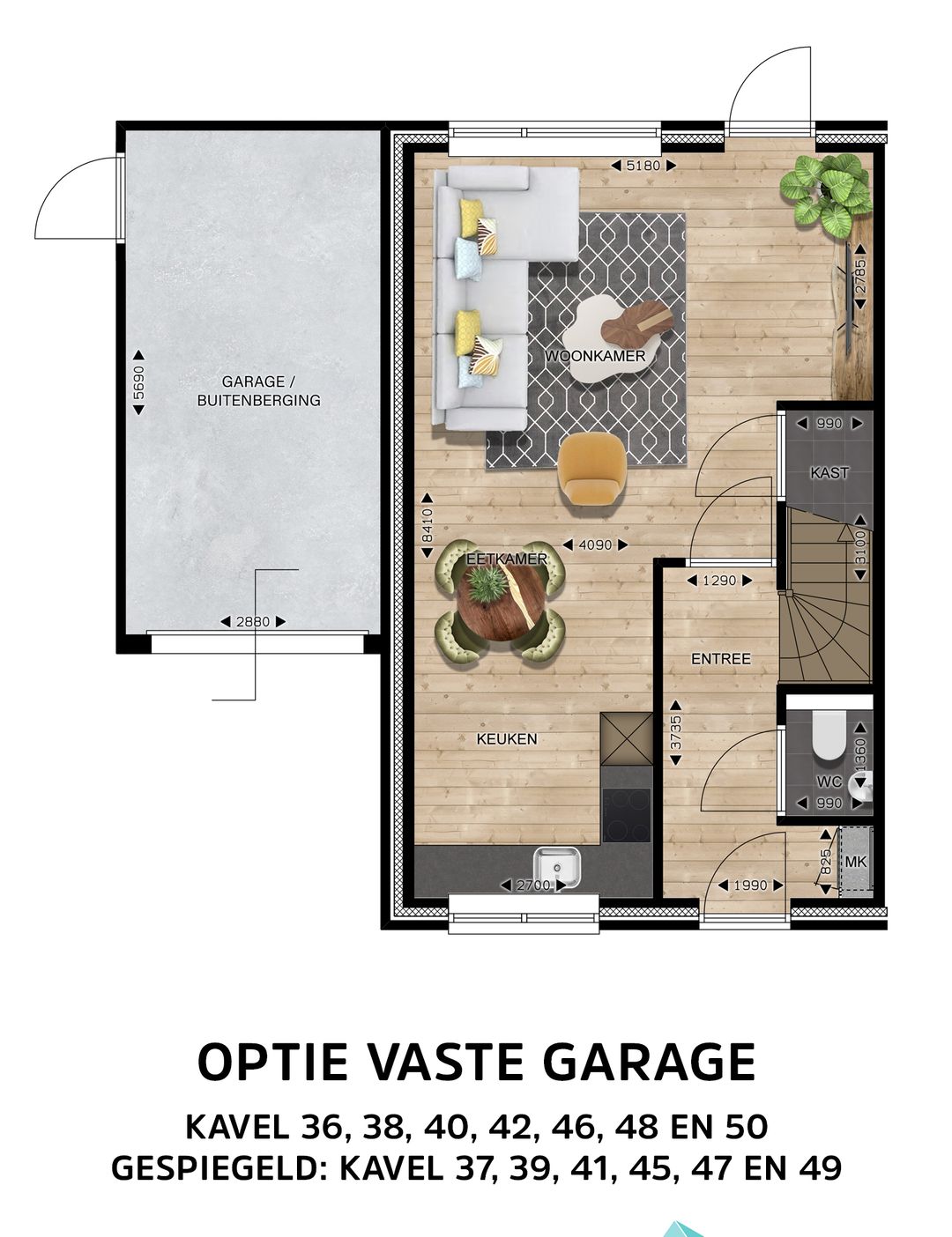 Foto 11 van Halfvrijstaande woningen (Bouwnr. 42)